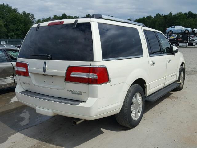 5LMFL28538LJ10704 - 2008 LINCOLN NAVIGATOR CREAM photo 4