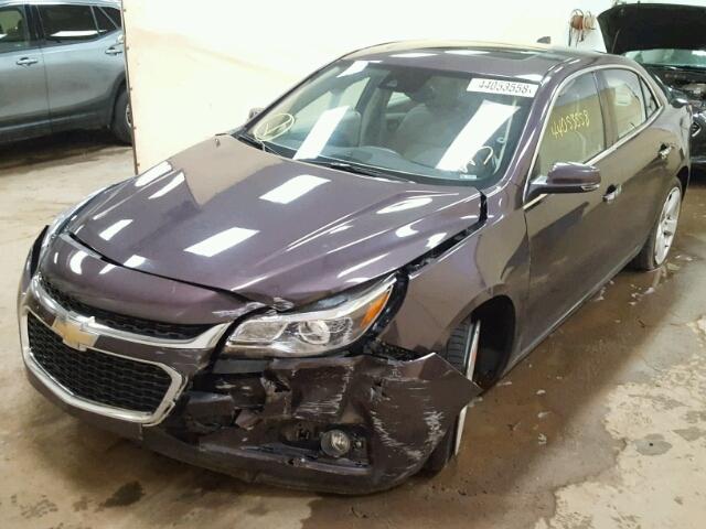 1G11G5SX9FF131935 - 2015 CHEVROLET MALIBU LTZ იასამნისფერი ფოტო 2