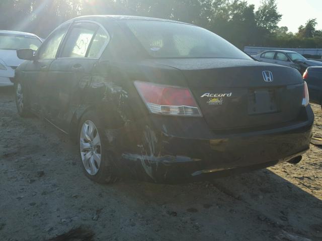 JHMCP26798C021270 - 2008 HONDA ACCORD EX BLACK photo 3