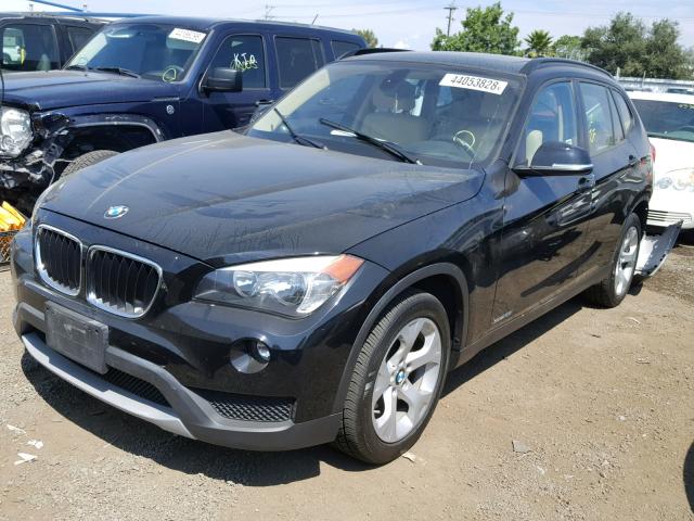 WBAVM1C58EVW52430 - 2014 BMW X1 SDRIVE2 BLACK photo 2