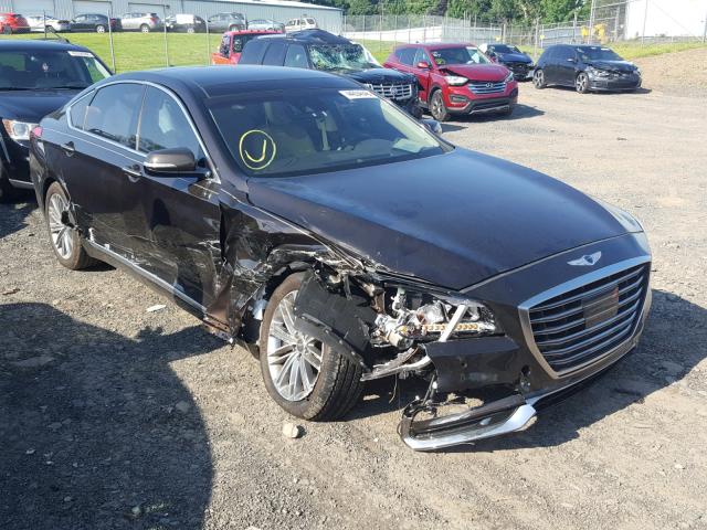 KMHGN4JE5JU241396 - 2018 GENESIS G80 BASE BLACK photo 1