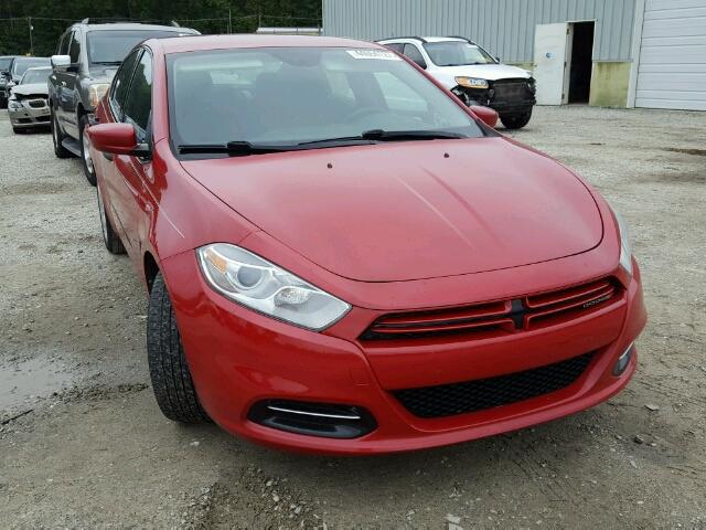 1C3CDFAA2DD241718 - 2013 DODGE DART SE RED photo 1