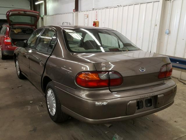 1G1ND52J4Y6295005 - 2000 CHEVROLET MALIBU BROWN photo 3