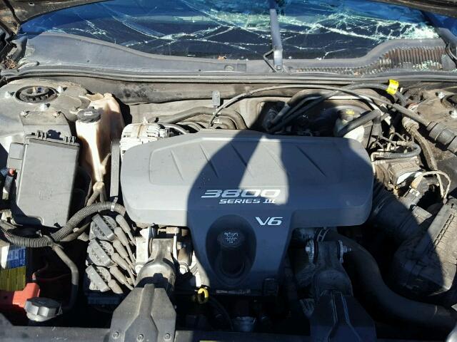 2G2WP522951214244 - 2005 PONTIAC GRAND PRIX Чорний фото 7