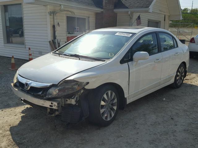 2HGFA16939H521341 - 2009 HONDA CIVIC EXL Ağ foto 2