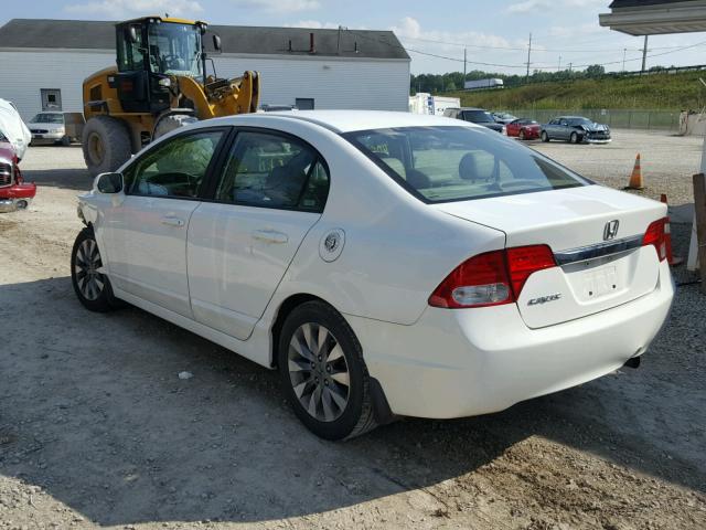 2HGFA16939H521341 - 2009 HONDA CIVIC EXL Ağ foto 3