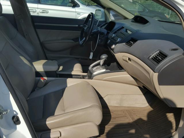 2HGFA16939H521341 - 2009 HONDA CIVIC EXL Ağ foto 5