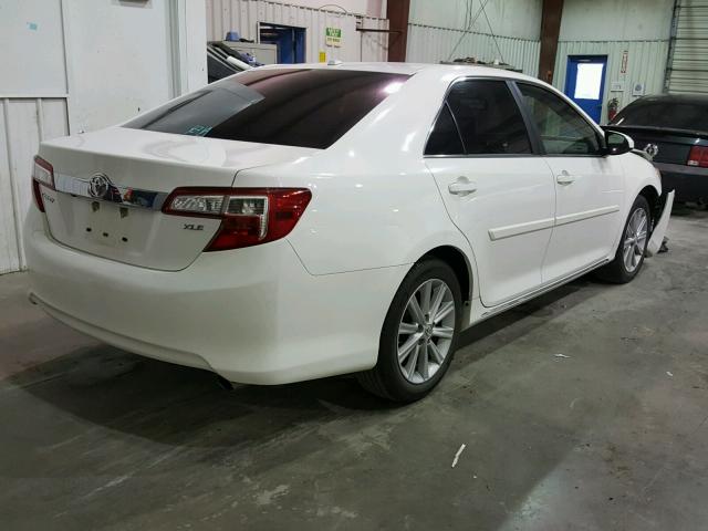 4T4BF1FK9ER367017 - 2014 TOYOTA CAMRY L WHITE photo 4