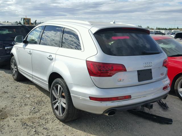 WA1LGAFE4FD001391 - 2015 AUDI Q7 PREMIUM SILVER photo 3