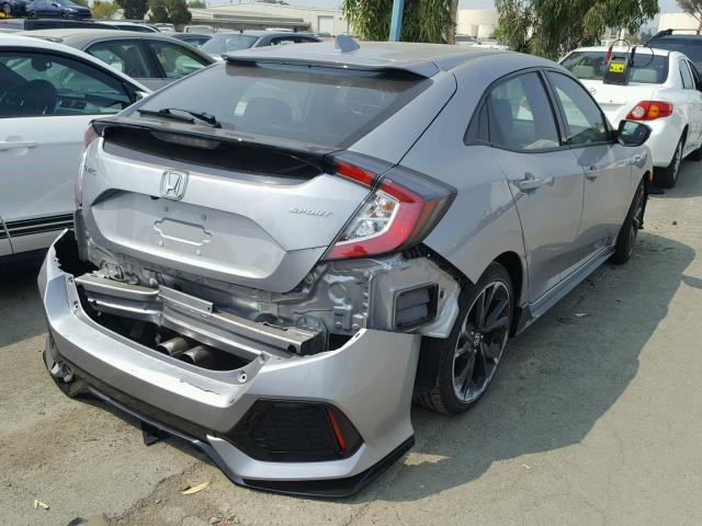 SHHFK7H40JU407757 - 2018 HONDA CIVIC SPOR SILVER photo 4