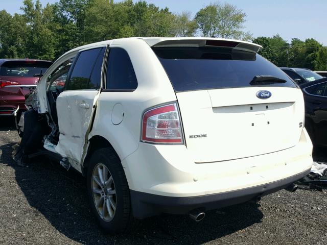 2FMDK49C27BB61616 - 2007 FORD EDGE SEL P WHITE photo 3