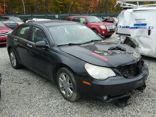 1C3LC66MX7N564581 - 2007 CHRYSLER SEBRING BLACK photo 1