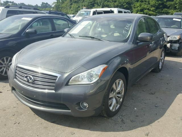 JN1BY1ARXCM394031 - 2012 INFINITI M37 X GRAY photo 2