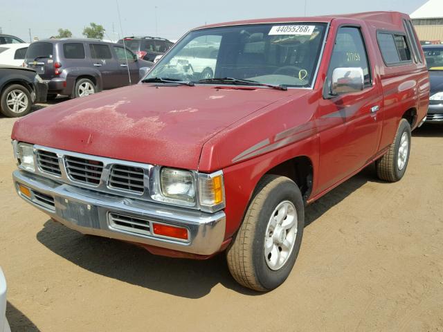 1N6SD11S0VC349679 - 1997 NISSAN TRUCK BASE RED photo 2