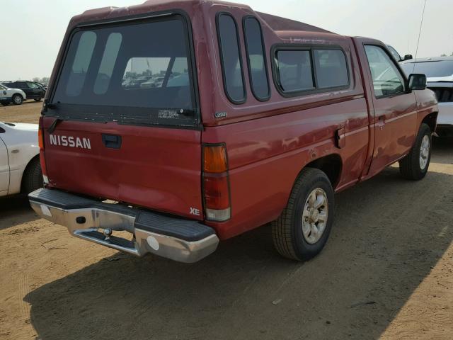 1N6SD11S0VC349679 - 1997 NISSAN TRUCK BASE RED photo 4