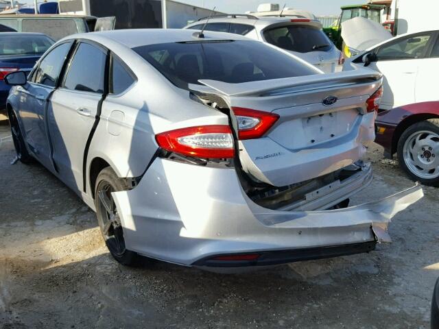 3FA6P0H73GR113593 - 2016 FORD FUSION SILVER photo 3