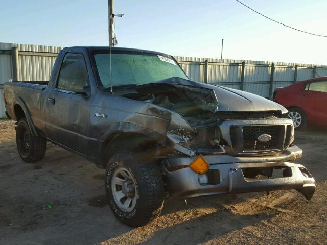 1FTYR10U24PA74258 - 2004 FORD RANGER GRAY photo 1