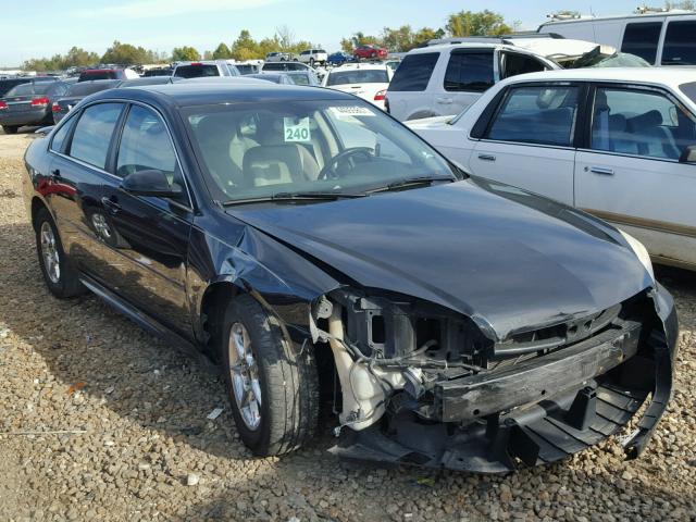 2G1WB5E31C1117415 - 2012 CHEVROLET IMPALA LT BLACK photo 1