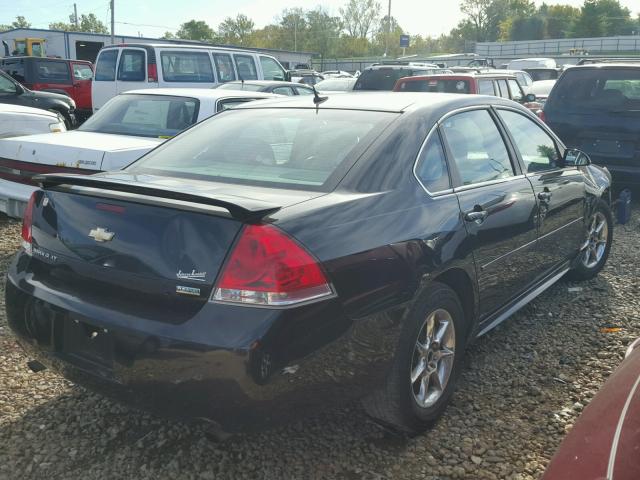 2G1WB5E31C1117415 - 2012 CHEVROLET IMPALA LT BLACK photo 4