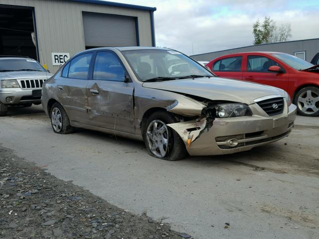 KMHDN46D76U358956 - 2006 HYUNDAI ELANTRA GL GOLD photo 1