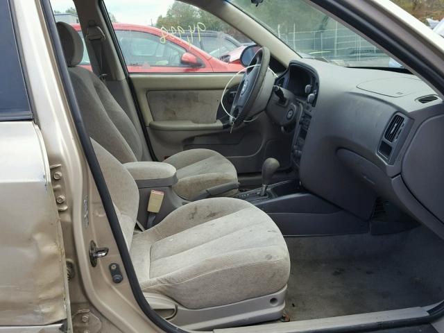 KMHDN46D76U358956 - 2006 HYUNDAI ELANTRA GL GOLD photo 5