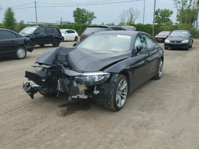 WBA4J3C52JBG90900 - 2018 BMW 430XI GRAN BLACK photo 2