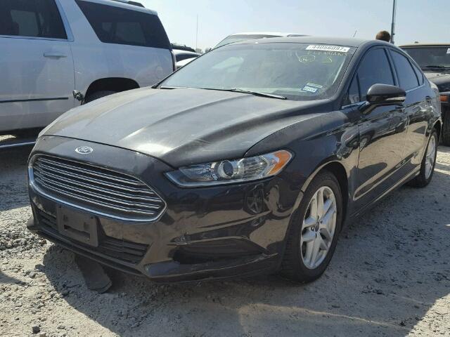 3FA6P0H72FR181771 - 2015 FORD FUSION SE BLACK photo 2