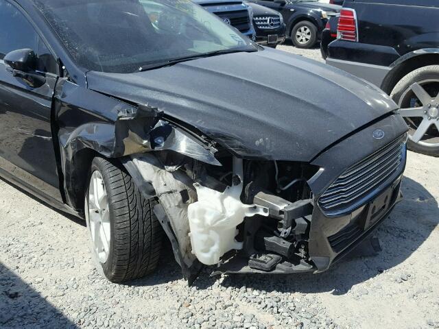 3FA6P0H72FR181771 - 2015 FORD FUSION SE BLACK photo 9