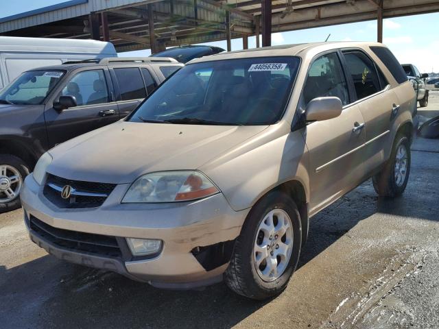 2HNYD18231H532837 - 2001 ACURA MDX GOLD photo 2