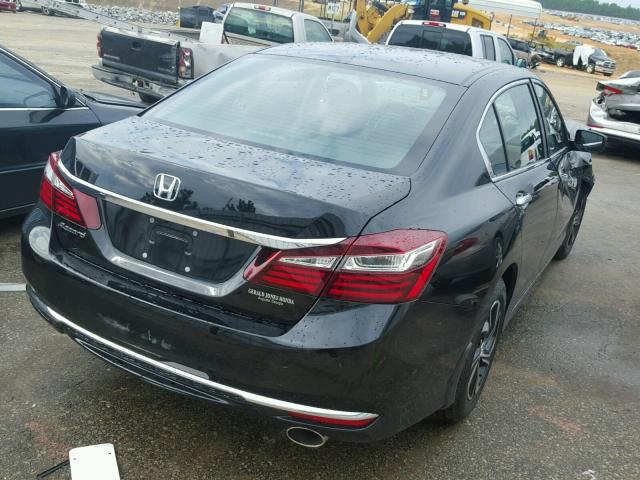 1HGCR2F39HA238016 - 2017 HONDA ACCORD LX BLACK photo 4