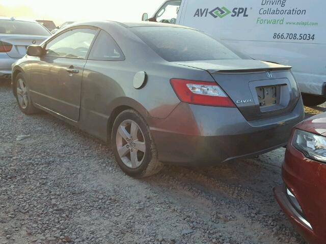 2HGFG11826H510632 - 2006 HONDA CIVIC EX GRAY photo 3