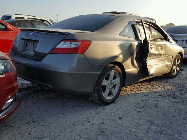 2HGFG11826H510632 - 2006 HONDA CIVIC EX GRAY photo 4