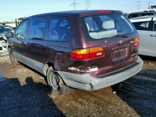 4T3ZF19C9XU093275 - 1999 TOYOTA SIENNA PURPLE photo 3