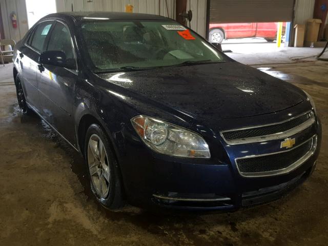 1G1ZH57B494162328 - 2009 CHEVROLET MALIBU 1LT BLUE photo 1