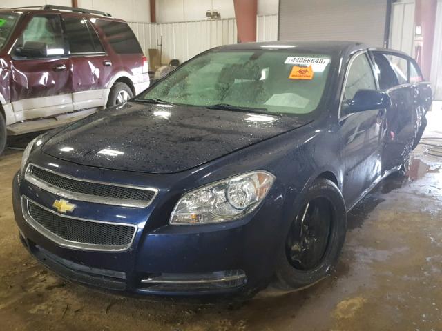 1G1ZH57B494162328 - 2009 CHEVROLET MALIBU 1LT BLUE photo 2