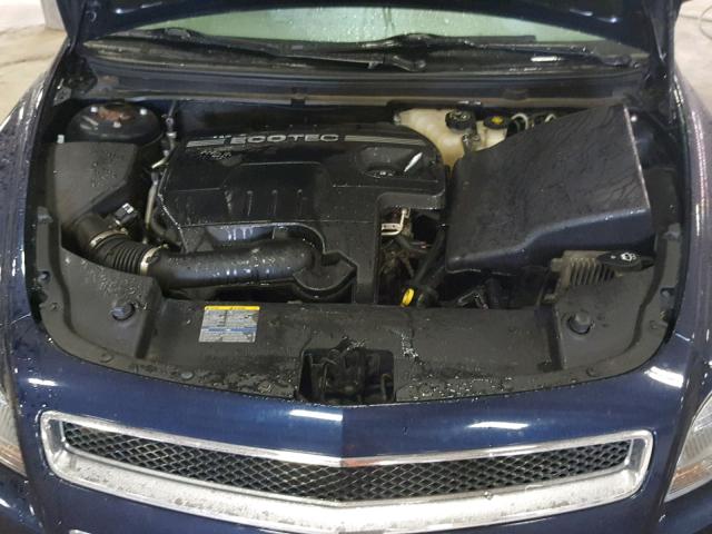 1G1ZH57B494162328 - 2009 CHEVROLET MALIBU 1LT BLUE photo 7