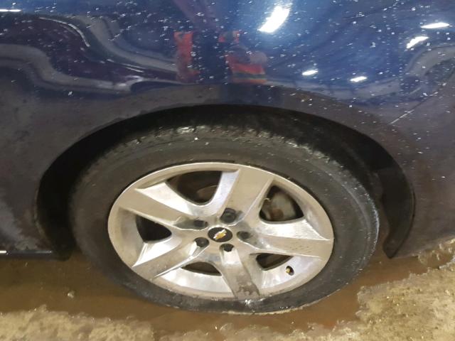 1G1ZH57B494162328 - 2009 CHEVROLET MALIBU 1LT BLUE photo 9