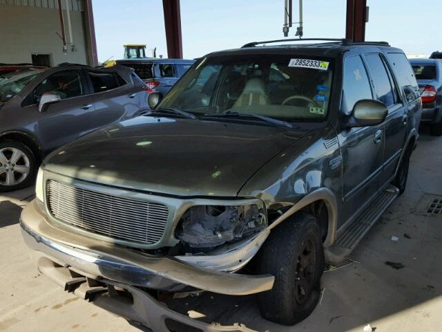 1FMRU17L4YLC41485 - 2000 FORD EXPEDITION GREEN photo 9