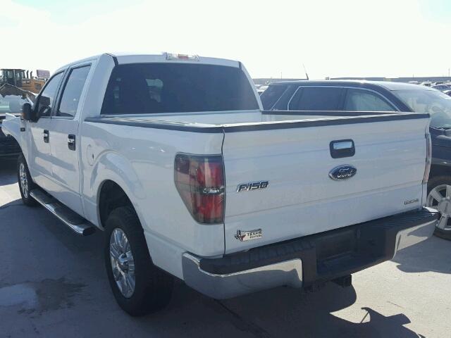 1FTFW1CF4BFA25837 - 2011 FORD F150 WHITE photo 3