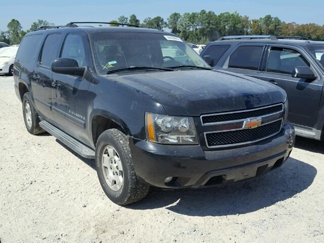 3GNFC16047G134831 - 2007 CHEVROLET SUBURBAN C BLACK photo 1