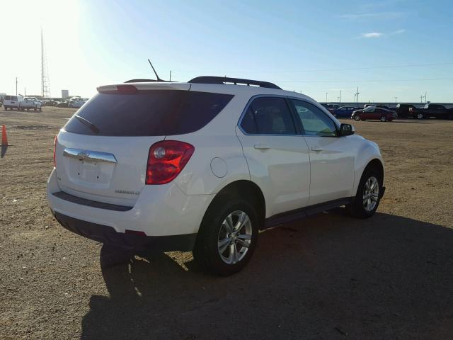 2GNFLNEKXD6342195 - 2013 CHEVROLET EQUINOX LT WHITE photo 4