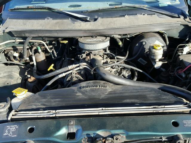 1B7HF13Y3XJ591597 - 1999 DODGE RAM 1500 GREEN photo 7