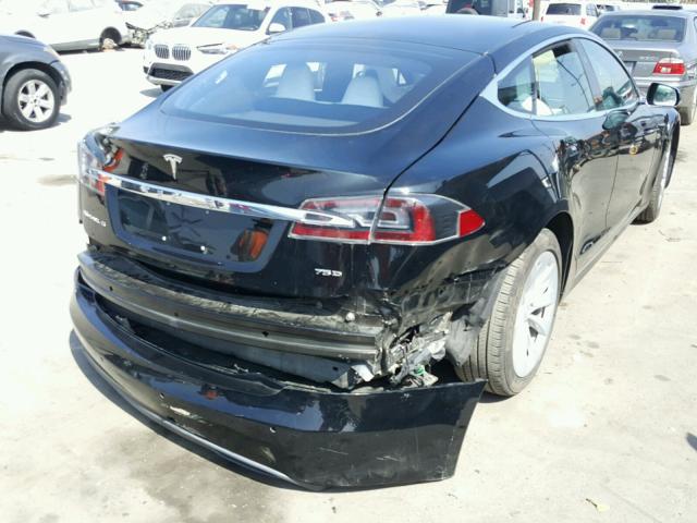 5YJSA1E14HF206450 - 2017 TESLA MODEL S 黑色 照片 4