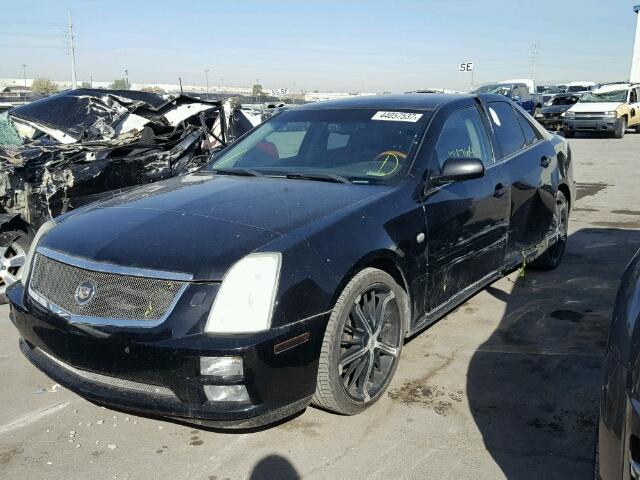 1G6DC67A250197564 - 2005 CADILLAC STS BLACK photo 2