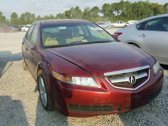 19UUA662X5A016252 - 2005 ACURA TL RED photo 1