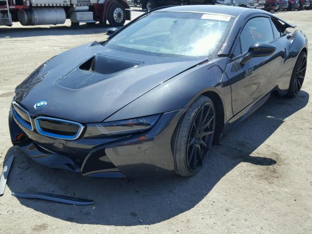 WBY2Z2C51FV392983 - 2015 BMW I8 BLACK photo 2