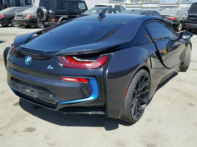 WBY2Z2C51FV392983 - 2015 BMW I8 BLACK photo 4