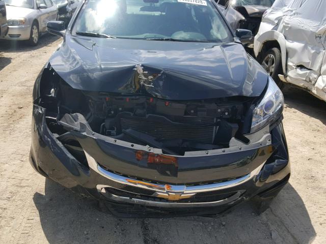 1G11C5SLXFF338102 - 2015 CHEVROLET MALIBU 1LT BLACK photo 7