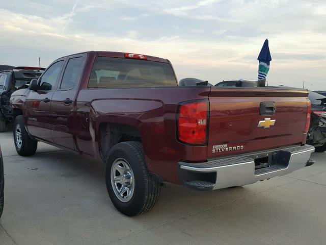 1GCRCPEH4FZ249220 - 2015 CHEVROLET SILVERADO MAROON photo 3