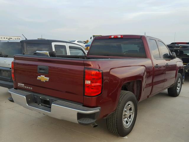 1GCRCPEH4FZ249220 - 2015 CHEVROLET SILVERADO MAROON photo 4